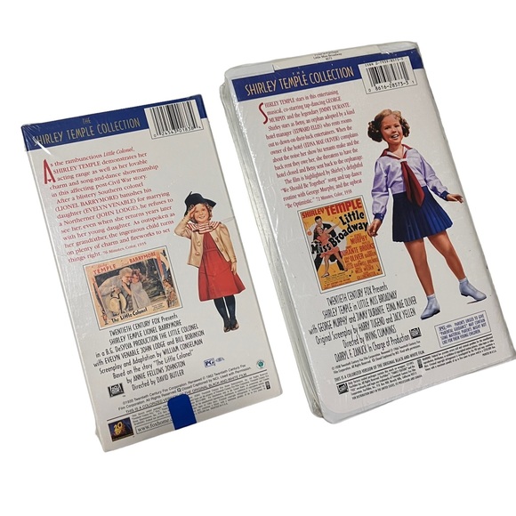 Shirley Temple SEALED VHS Movies Lot of 2 NEW - Picture 2 of 3